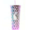 Studded Embossed Tumbler With Straw